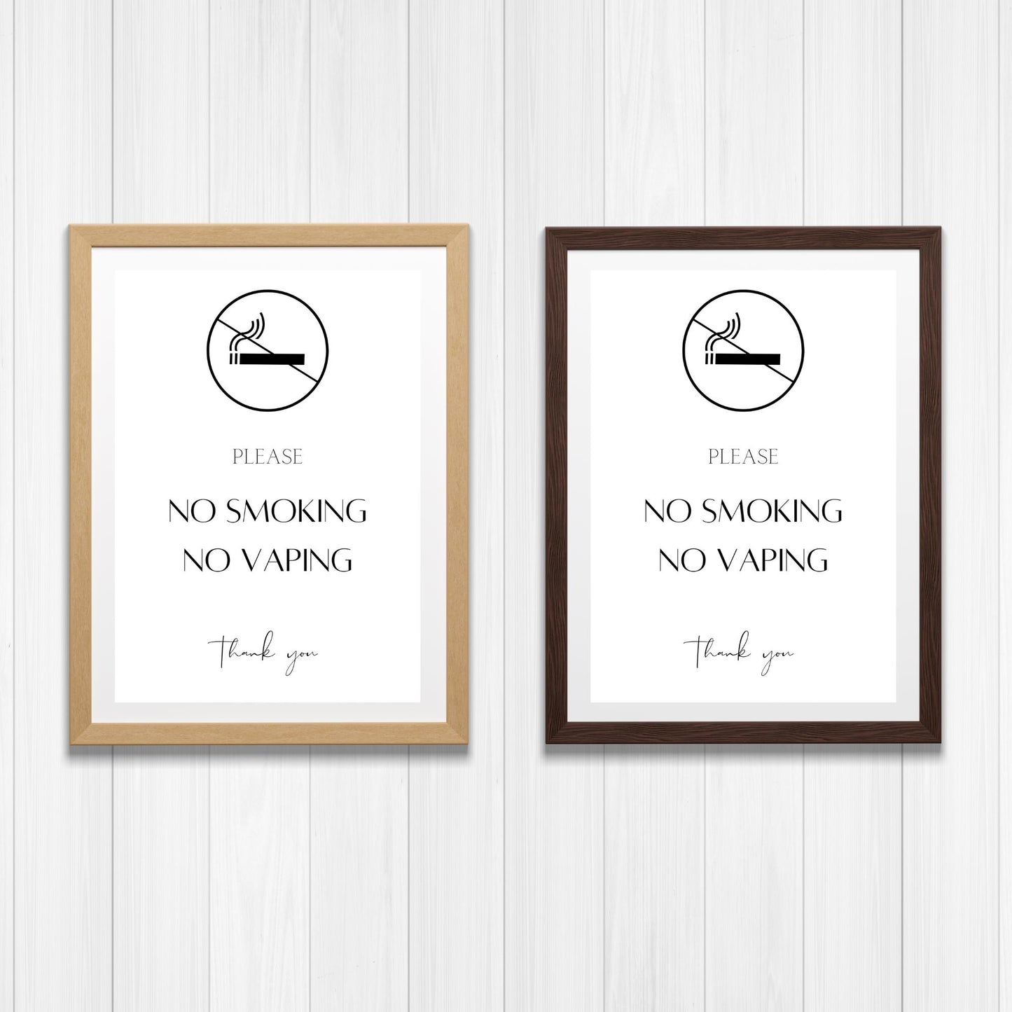 No Smoking Sign, No Smoking or Vaping Sign, Airbnb No Smoking Sign, VRBO, Airbnb Sign, Editable No Smoking Sign, No Smoking Printable Sign