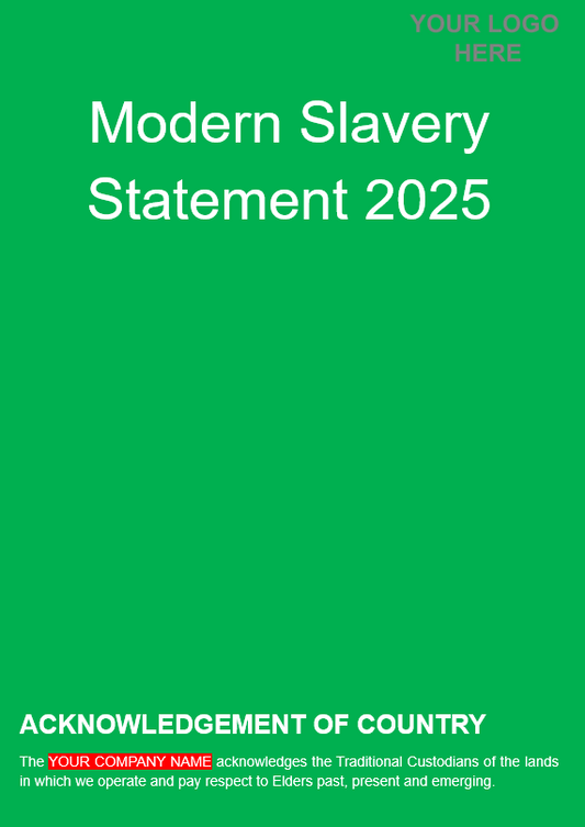 Modern Slavery Policy